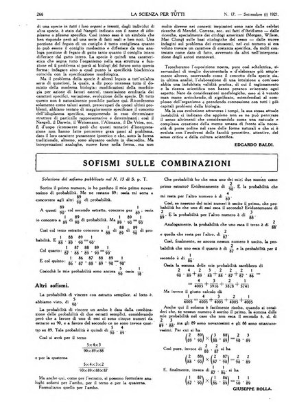 La scienza per tutti giornale popolare illustrato