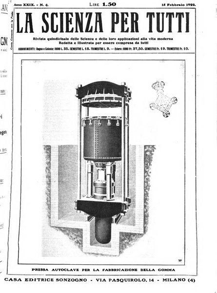 La scienza per tutti giornale popolare illustrato