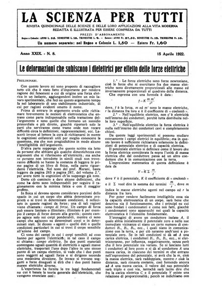 La scienza per tutti giornale popolare illustrato