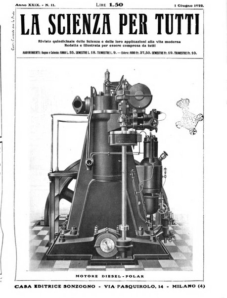 La scienza per tutti giornale popolare illustrato