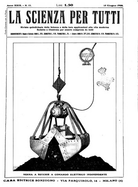 La scienza per tutti giornale popolare illustrato