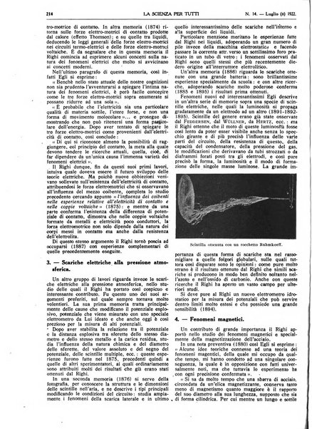 La scienza per tutti giornale popolare illustrato