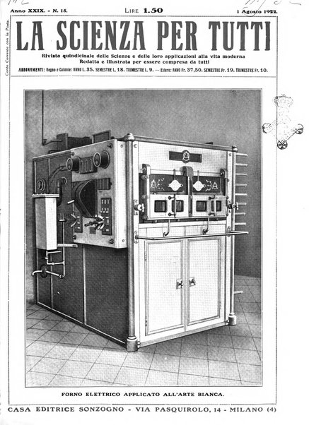 La scienza per tutti giornale popolare illustrato