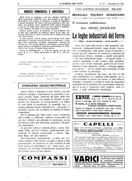 La scienza per tutti giornale popolare illustrato