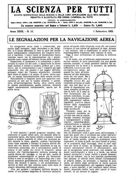 La scienza per tutti giornale popolare illustrato