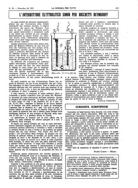 La scienza per tutti giornale popolare illustrato