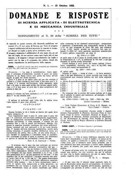 La scienza per tutti giornale popolare illustrato