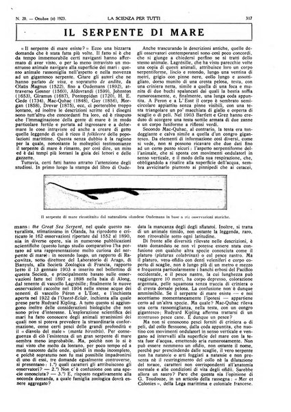 La scienza per tutti giornale popolare illustrato