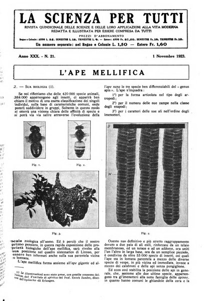 La scienza per tutti giornale popolare illustrato