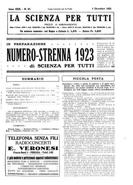 La scienza per tutti giornale popolare illustrato