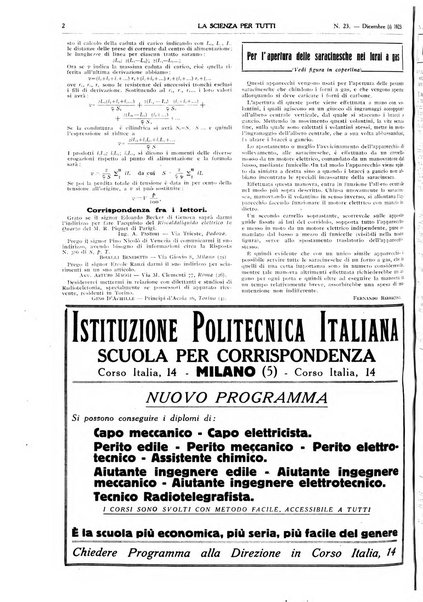 La scienza per tutti giornale popolare illustrato