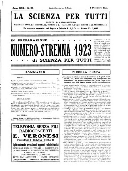 La scienza per tutti giornale popolare illustrato