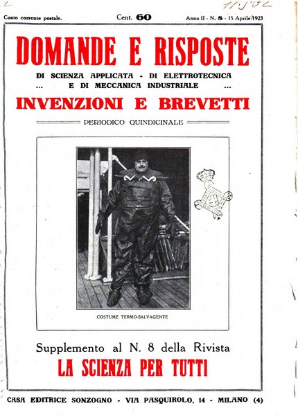 La scienza per tutti giornale popolare illustrato