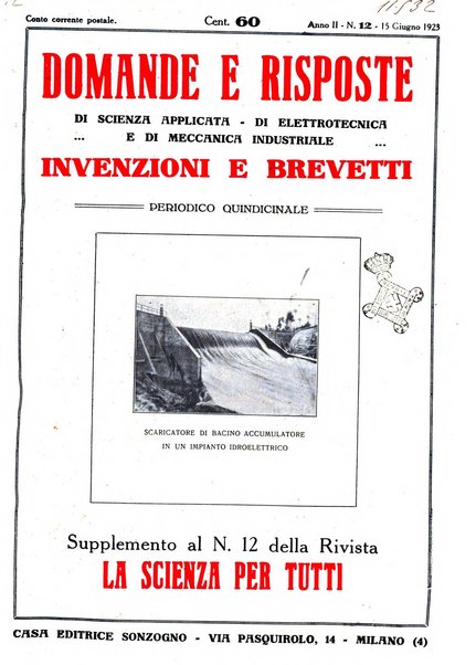 La scienza per tutti giornale popolare illustrato