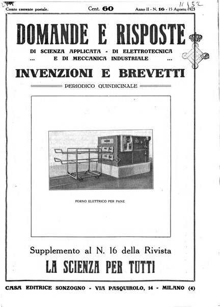 La scienza per tutti giornale popolare illustrato