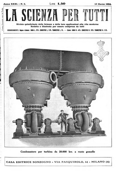 La scienza per tutti giornale popolare illustrato