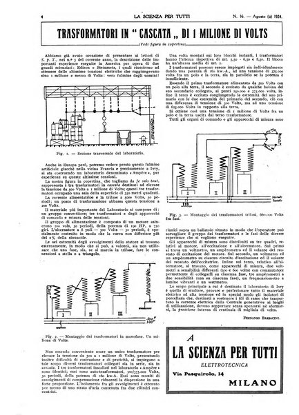 La scienza per tutti giornale popolare illustrato