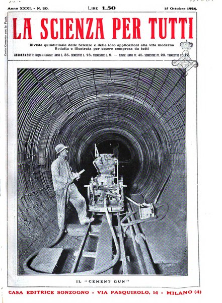 La scienza per tutti giornale popolare illustrato