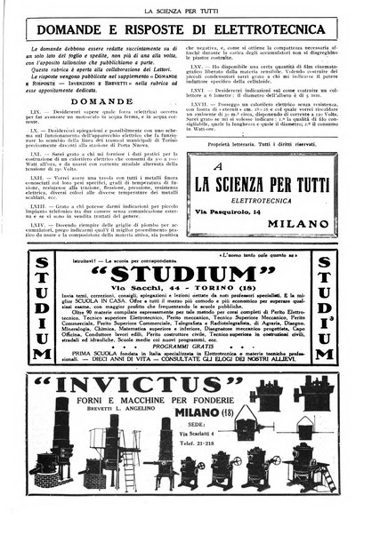 La scienza per tutti giornale popolare illustrato