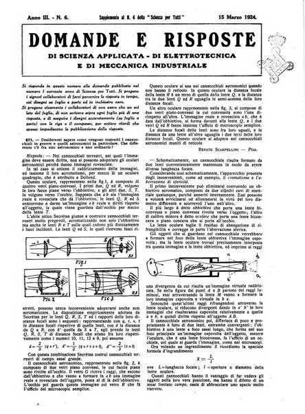 La scienza per tutti giornale popolare illustrato