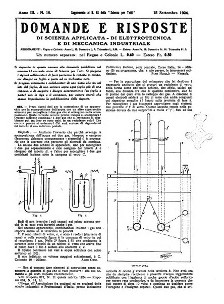 La scienza per tutti giornale popolare illustrato