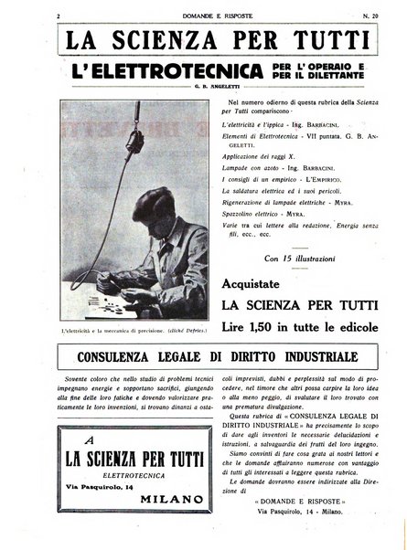 La scienza per tutti giornale popolare illustrato