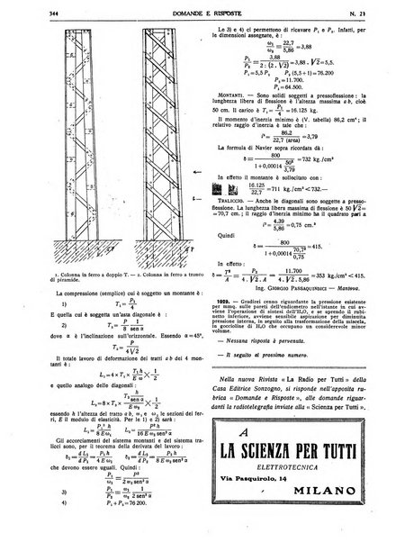 La scienza per tutti giornale popolare illustrato