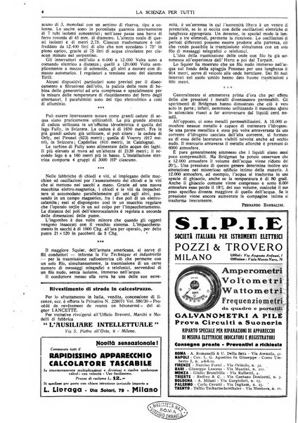 La scienza per tutti giornale popolare illustrato