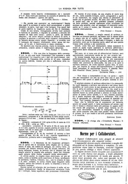 La scienza per tutti giornale popolare illustrato