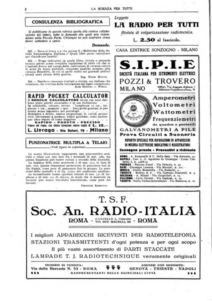 La scienza per tutti giornale popolare illustrato