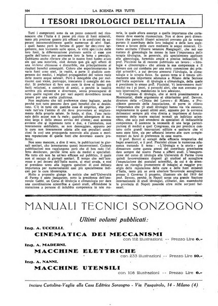 La scienza per tutti giornale popolare illustrato