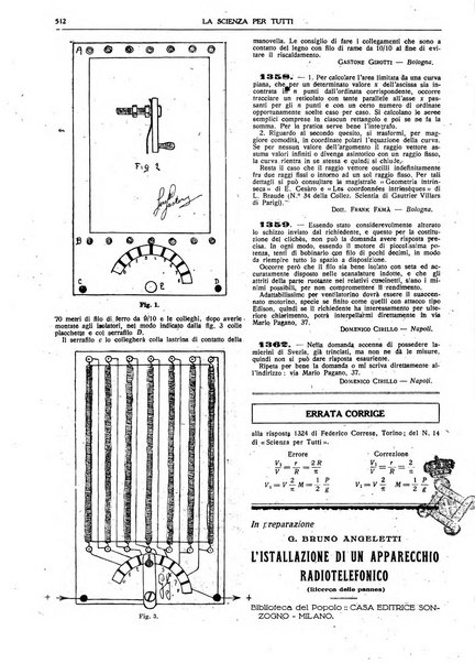 La scienza per tutti giornale popolare illustrato