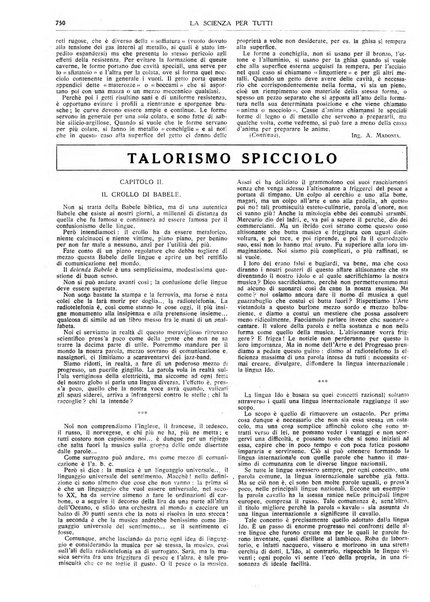 La scienza per tutti giornale popolare illustrato