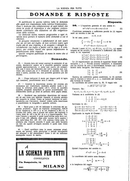 La scienza per tutti giornale popolare illustrato