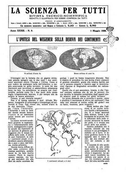 La scienza per tutti giornale popolare illustrato