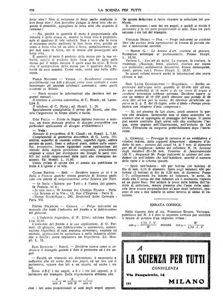 La scienza per tutti giornale popolare illustrato