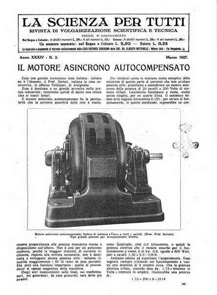 La scienza per tutti giornale popolare illustrato