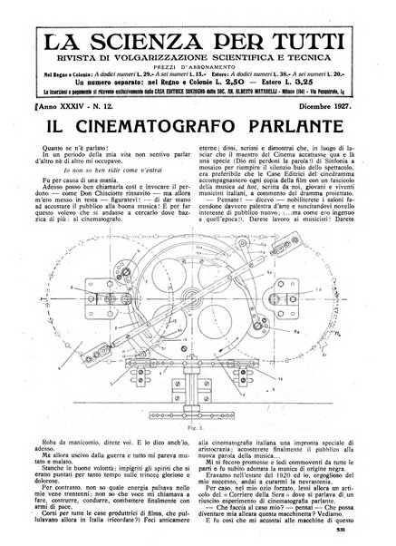 La scienza per tutti giornale popolare illustrato