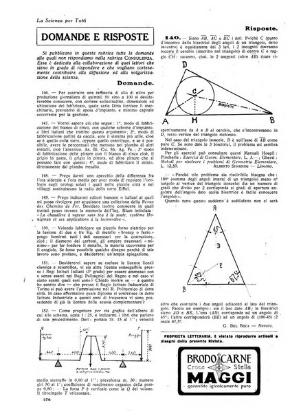 La scienza per tutti giornale popolare illustrato