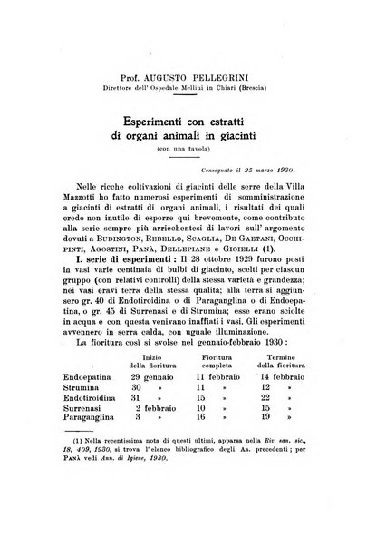 Scritti biologici raccolti da Luigi Castaldi