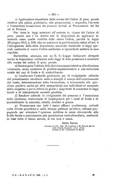 La scuola positiva rivista di diritto e procedura penale