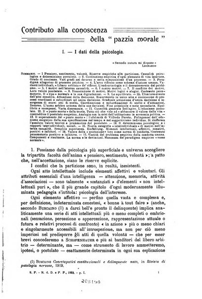 La scuola positiva rivista di diritto e procedura penale