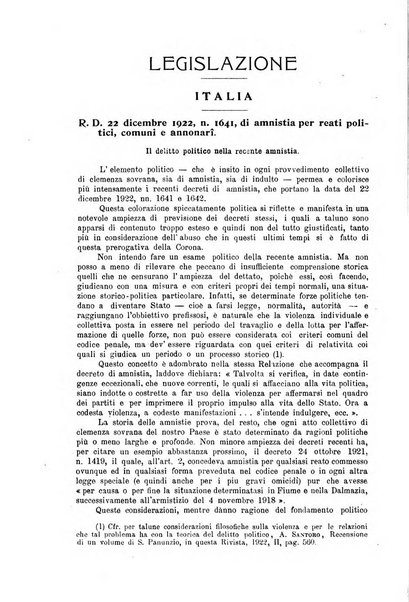 La scuola positiva rivista di diritto e procedura penale