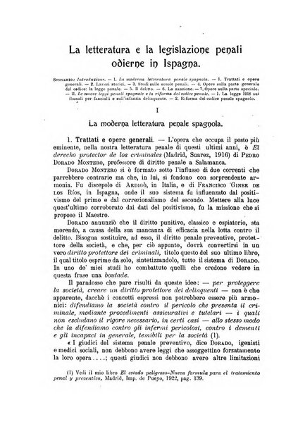 La scuola positiva rivista di diritto e procedura penale