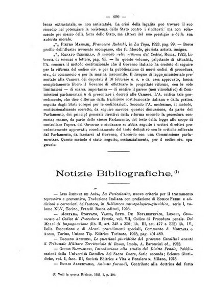 La scuola positiva rivista di diritto e procedura penale