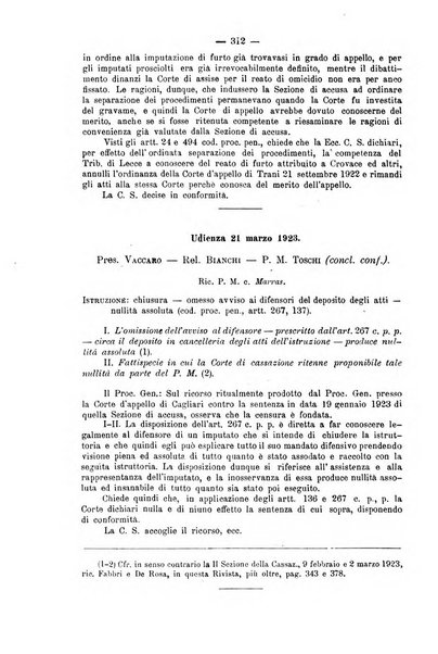 La scuola positiva rivista di diritto e procedura penale