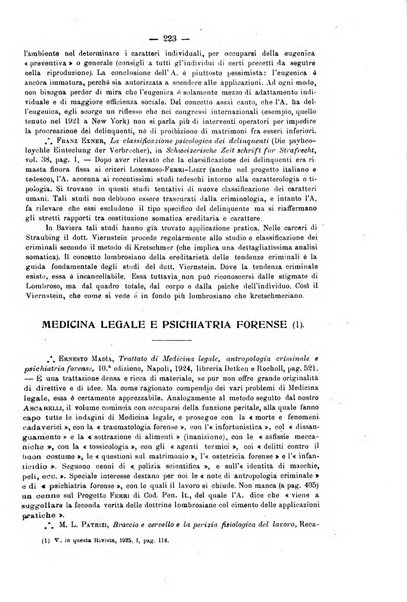 La scuola positiva rivista di diritto e procedura penale