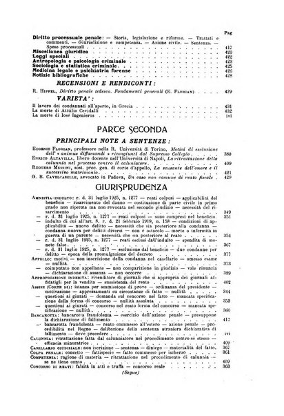 La scuola positiva rivista di diritto e procedura penale