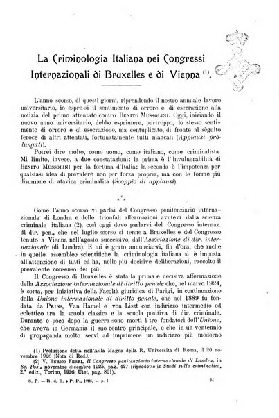 La scuola positiva rivista di diritto e procedura penale