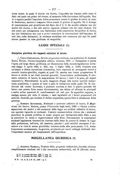 La scuola positiva rivista di diritto e procedura penale